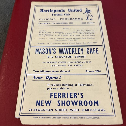 1960 hartlepool v - 1960-61,