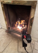 GRENADIER ELECTRIC FIRELIGHTER KEY & INSTRUCTIONS : LOG BURNER COAL FIRE LIGHTER