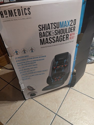 Homedics shiatsu max back - homedics,