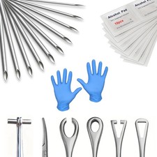 38pcs body piercing - kit, with