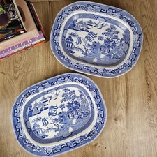 2 Large Antique Ironstone