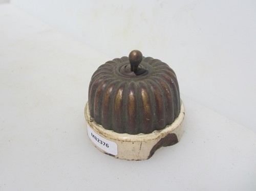 Antique brass ceramic light - antique,