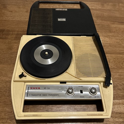 Vintage taya radio phonograph - radio,
