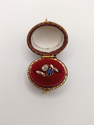 Antique 18ct white gold - antique,