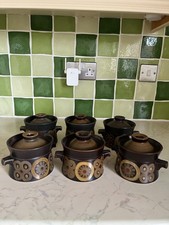 DENBY ARABESQUE 6 SOUP BOWLS