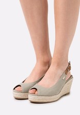 New ... S.Oliver Pistachio Platform sandals size 38 Espadrille Shoes Rrp £48