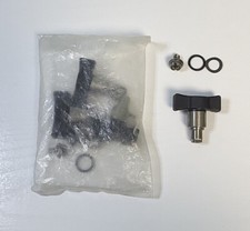 Pack of 4 x EMKA Wing knob insert, Polyamide black & stainless steel - UK SELLER