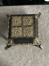 Rare, Antique Anglo-Indian-Asian Wooden Case/ Chest/ Low Table Elephant Legs 