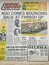 Motor Cycle - 2 August 1975 - Laverda 1000 3C, Finnish GP - Vintage Newspaper