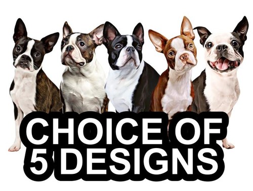 Boston terrier self adhesive - boston,