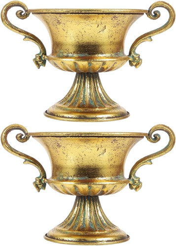 Set vintage brass urn - vintage,