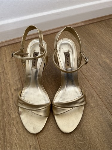 Dune gold scrappy - gold, sandals