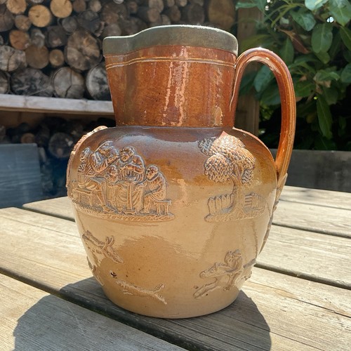 Antique harvest jug with - antique,