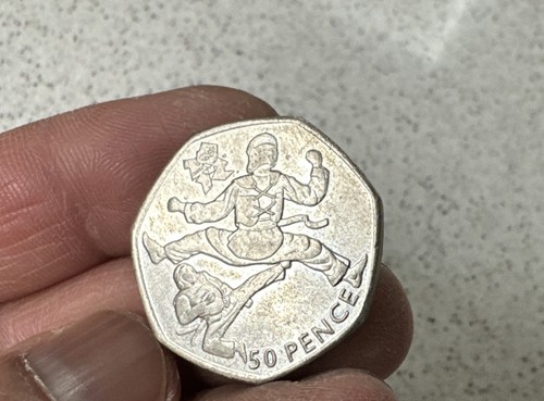 Rare london olympic 2012 50p - rare,