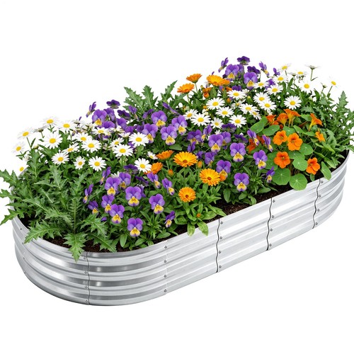 Garden metal raised vegetable - garden,