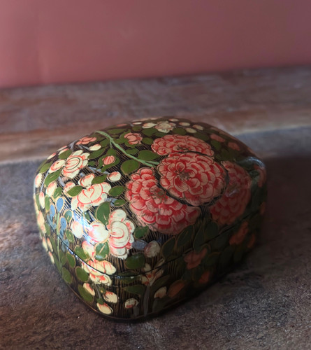 Vintage kashmir paper mache - vintage,