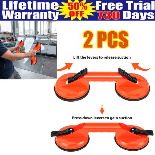 Double suction cup vacuum - double,