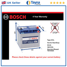 Battery fits TOYOTA GT86 AURIS