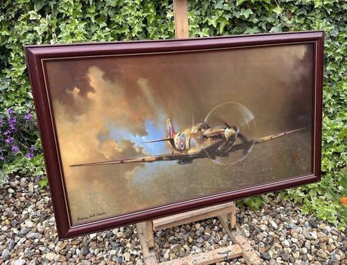 Framed wwii spitfire - framed, by