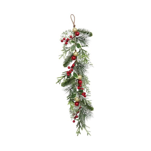 Christmas teardrop swag - teardrop,