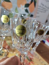 Set of 6 Elegant Fine Cut Lead