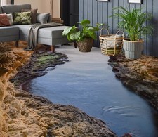 3D River Rocks FZ330 Floor