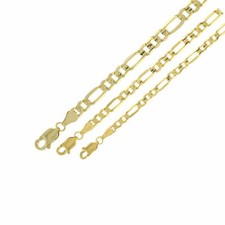 10k Solid Yellow Gold Figaro