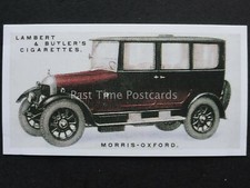 No.34 MORRIS OXFORD Motor Cars - 3rd Series REPRINT Lambert & Butler 1926