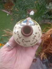Aller Vale Torquay Devon Pottery Motto Ware Ink Well