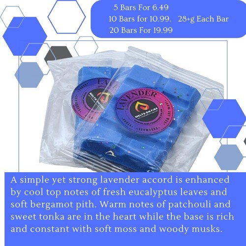 Wax melts snap bars lavender - melts,