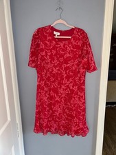 Hobbs London Red Pink Floral