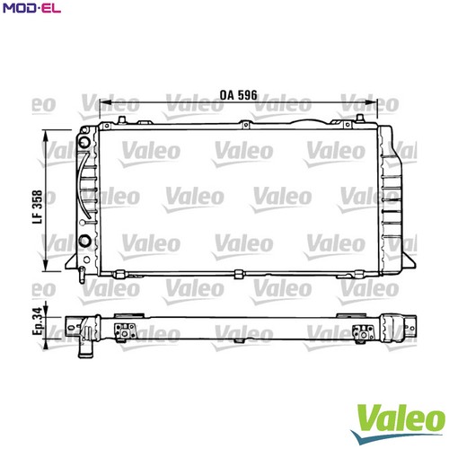Radiator engine cooling 731422 - radiator,