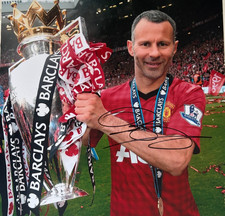 Ryan giggs hand signed - ryan,