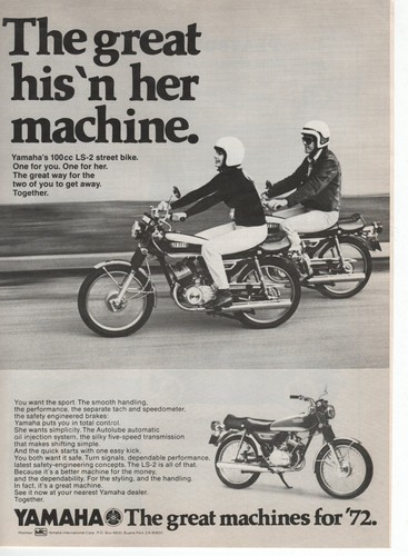 Vintage 1972 yamaha 100cc - ls-2,