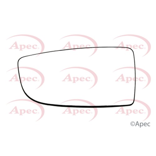 Mirror glass for ford - for,