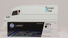 Genuine HP 207A Black Toner Cartridge 1350 Pages - W2210A