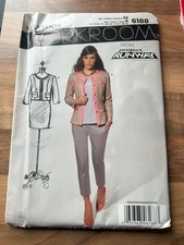 NEW LOOK SEWING PATTERN 6188 project runway jacket UNUSED