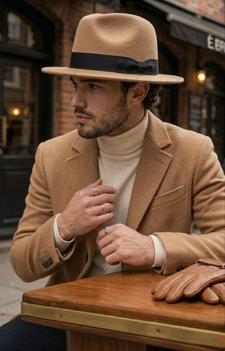 Crushable fedora 100 wool - crushable, 100%