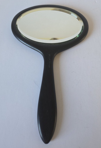 Real ebony hand held bevelled - real,