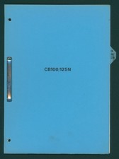 Honda CB100N (78-86) Factory Issue Set-Up Instructions CB 100 125 N FV94