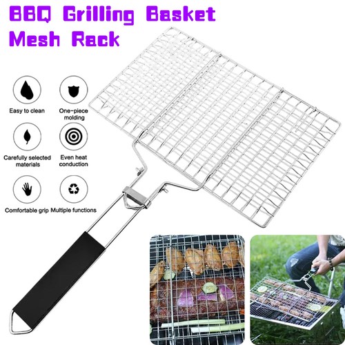 Stainless steel bbq mesh - steel,