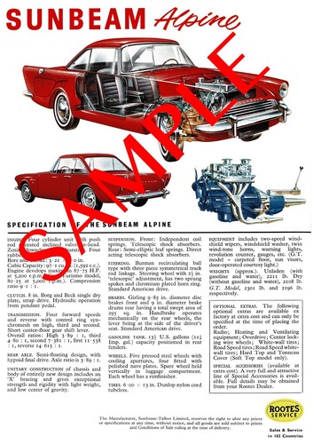 Sunbeam alpine series - alpine, 3
