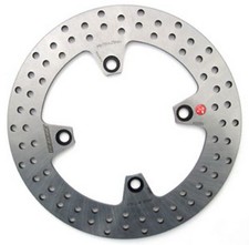 Braking rear brake disc for