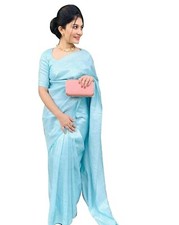 Beautiful Designer Saree Sky