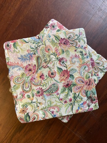 Stone tile vintage floral set - stone,