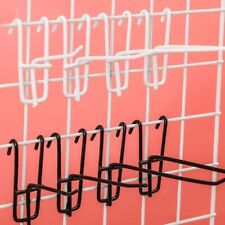 10Pcs Mesh Grid Peg Display Racks Panel Hangers Universal Peg Board Hooks