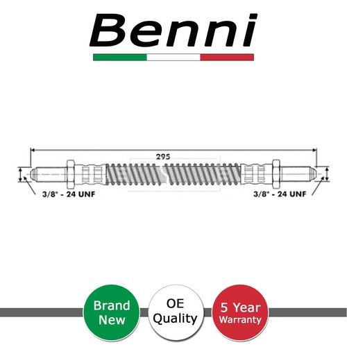 Brake hose front rear - brake,