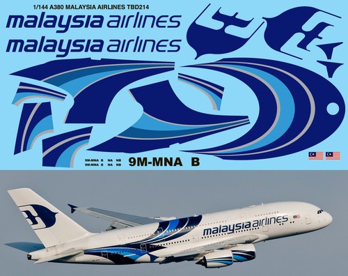 144 decals for airbus - decals, a