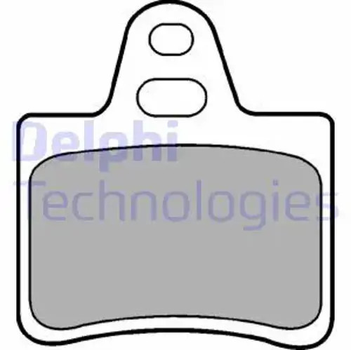 Brake pads organic - pads, lp655