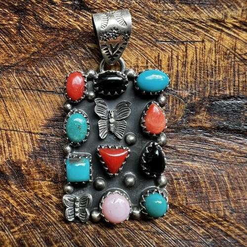 Sterling silver multi stone - sterling,